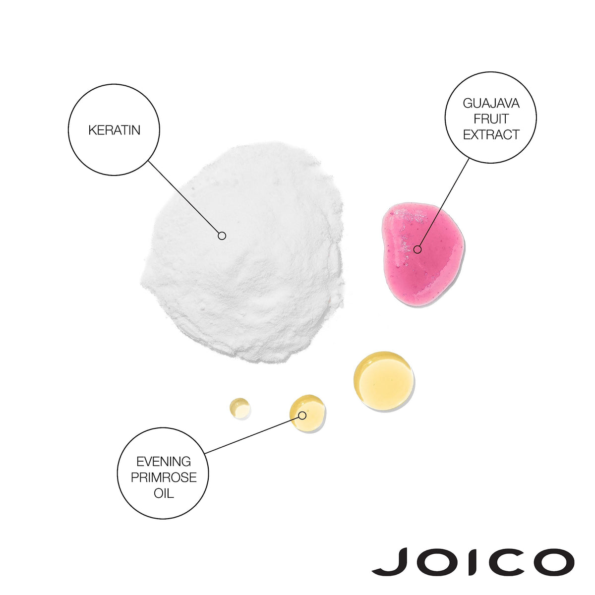 Joico bottles in hand demonstrating 10.1-ounce size and portability