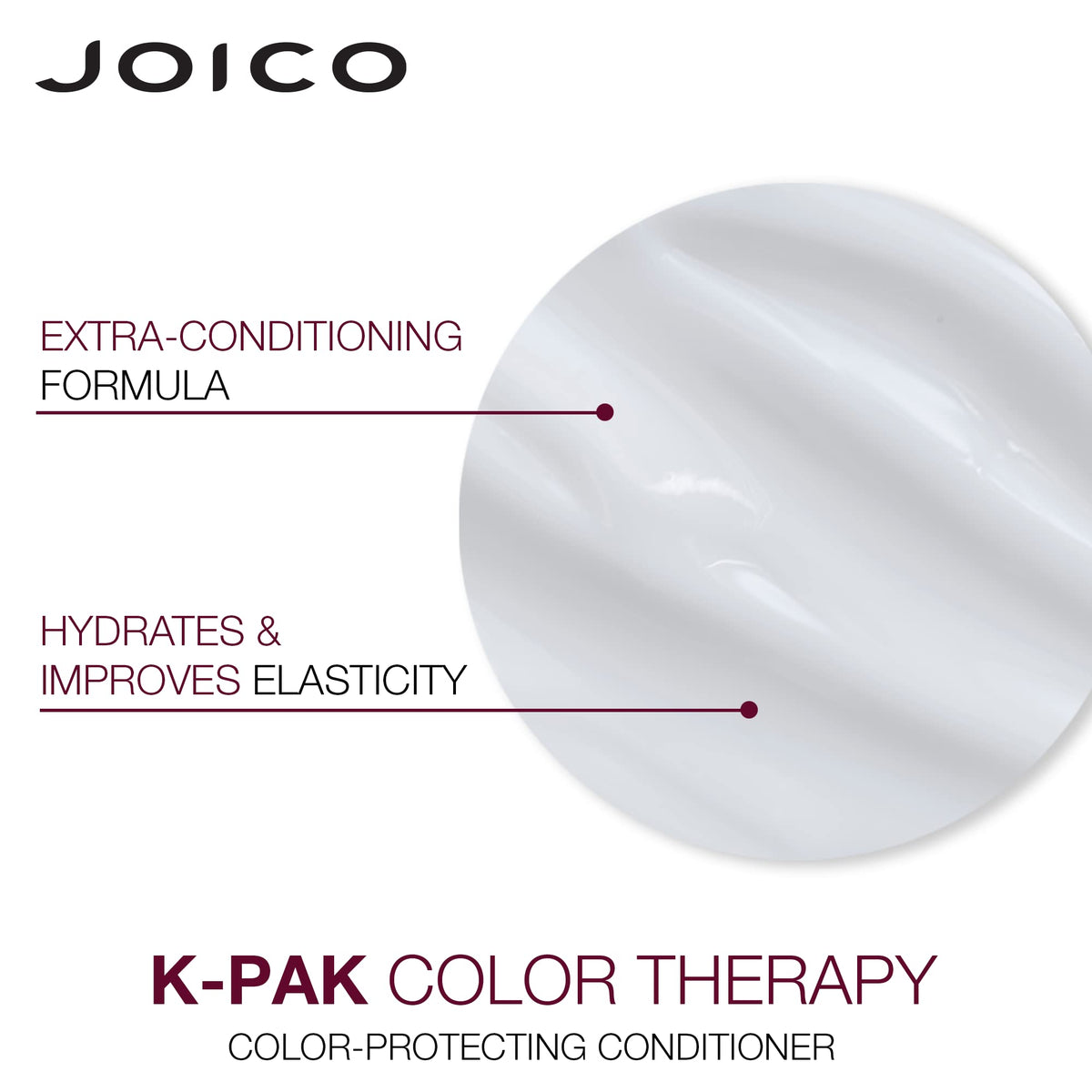 Joico conditioned shiny hair detail showing improved gloss and strength