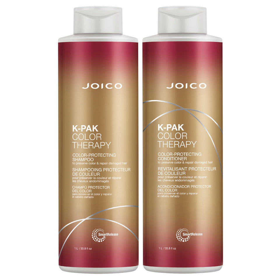 Joico front packaging showing duo and color protection benefit