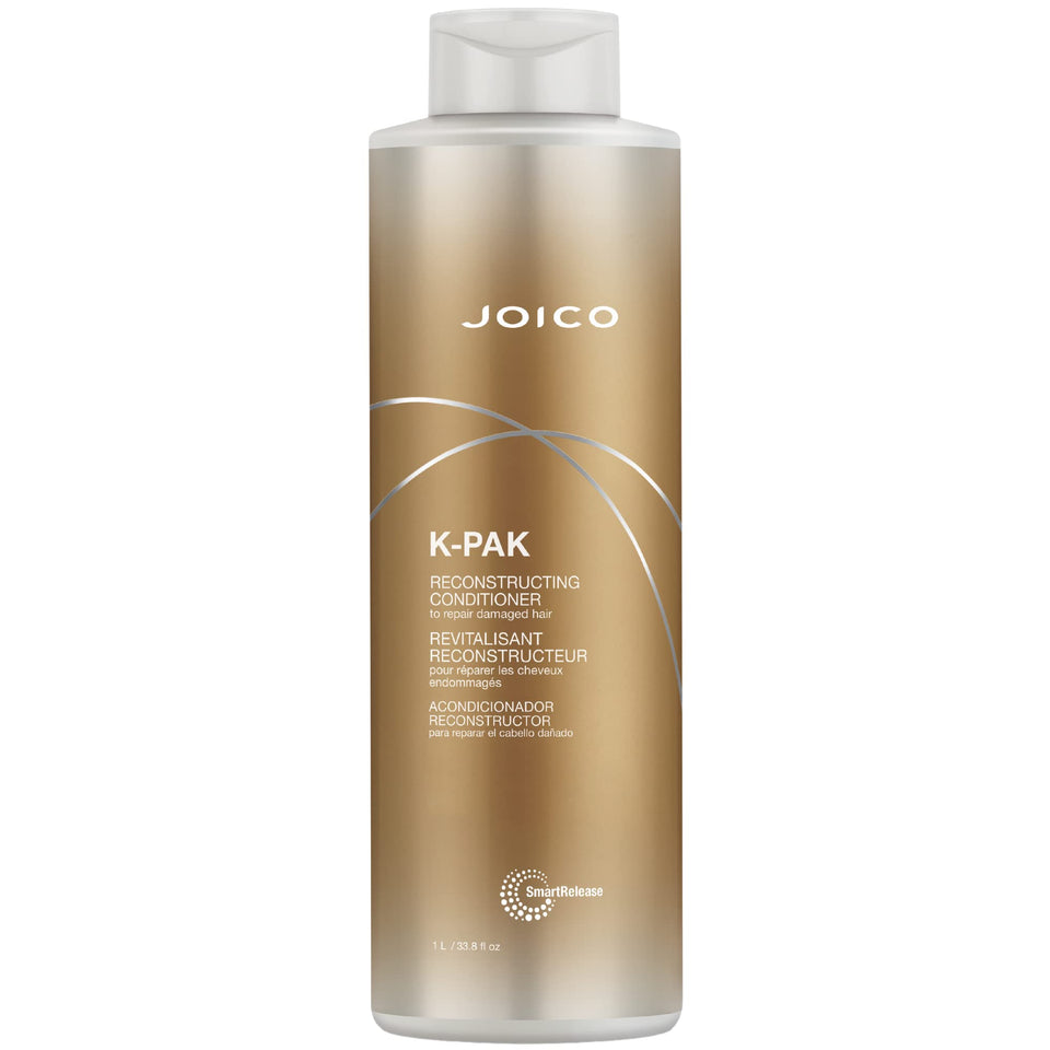 Joico K-PAK front bottle showing product and size for easy identification and choice