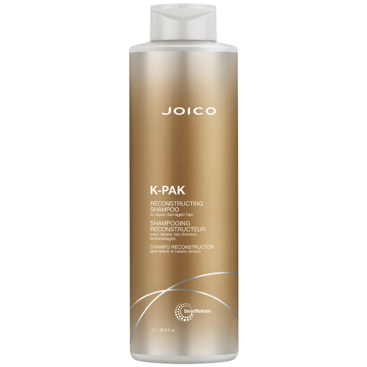 Joico K-PAK front packaging showing bottle and branding for salon-quality repair