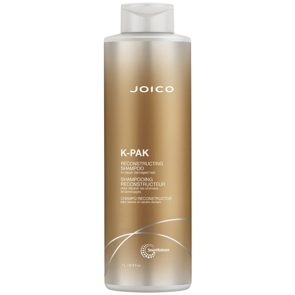 Joico K-PAK front packaging showing bottle and branding for salon-quality repair