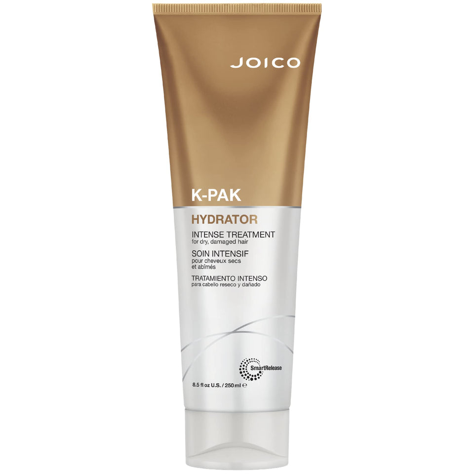 Joico K-PAK front packaging showing product and size, highlights intense hydration benefit