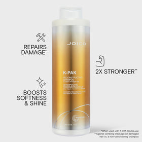 Joico K-PAK rich lather texture demonstrating gentle cleansing and foam