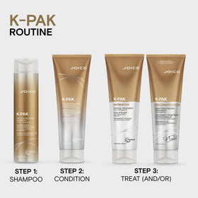 Joico after-treatment lifestyle shot displaying smoother, stronger-looking hair