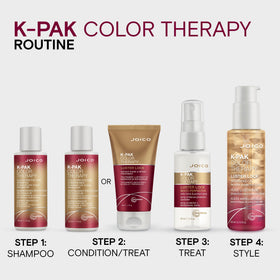 Joico K-PAK in salon setting during styling for professional-looking results