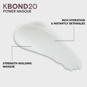 Joico KBOND20 being applied to damp hair, demonstrates easier detangling
