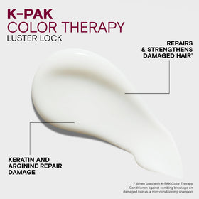 Applying Joico treatment to damp hair for improved manageability and strength