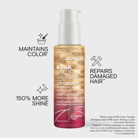 Joico oil texture close-up demonstrating lightweight feel and non-greasy finish