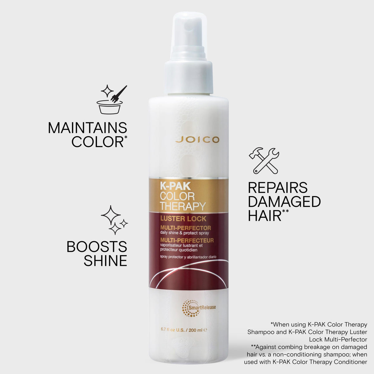 Joico light mist texture closeup for weightless shine
