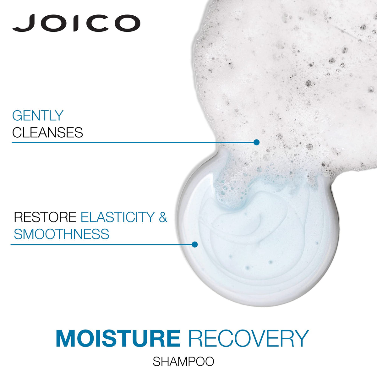 Joico after-use hair back view showing hydrated, smoother hair texture and shine