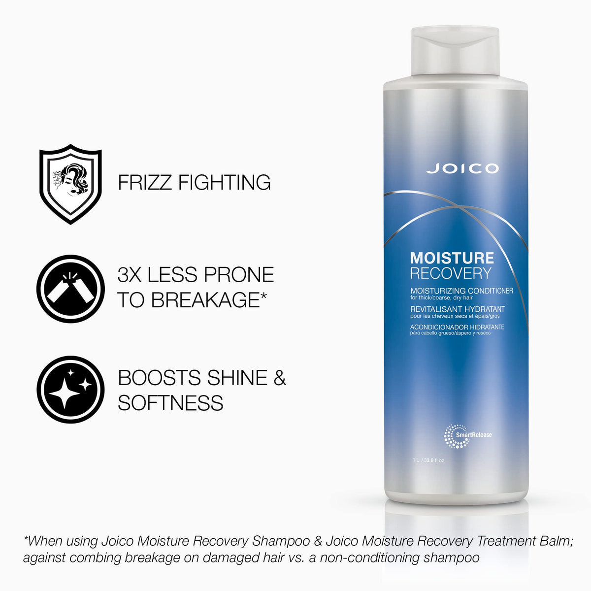 Joico conditioner cream detail showing rich emollent texture for detangling and softness