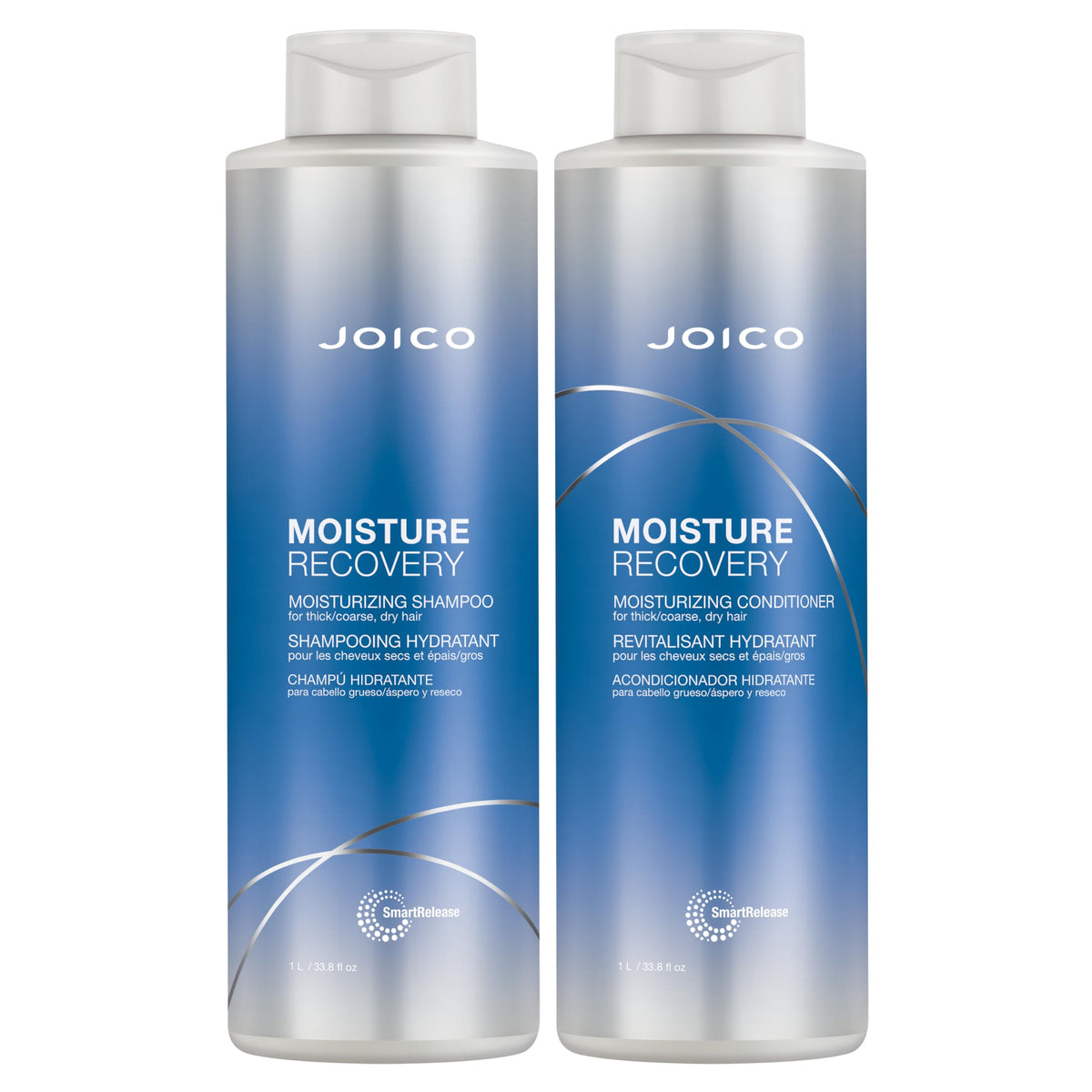 Joico front packaging showing both 33.8 oz bottles and clear product identity for value