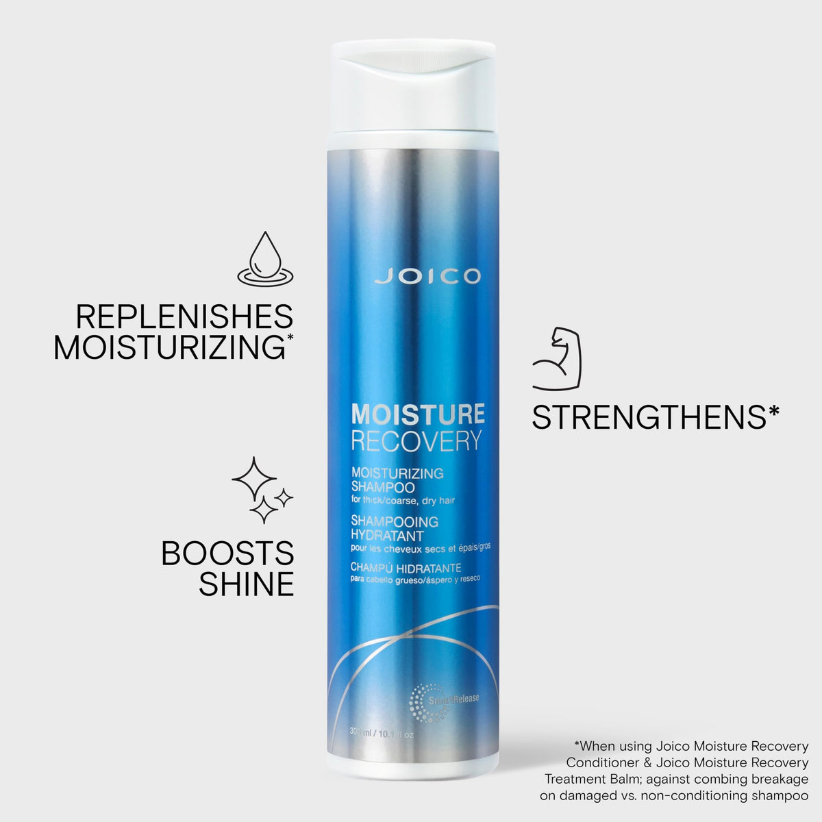 Joico creamy lather texture demonstrating gentle hydration