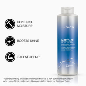 Joico shampoo lather texture in hand demonstrating gentle foaming and cleansing action