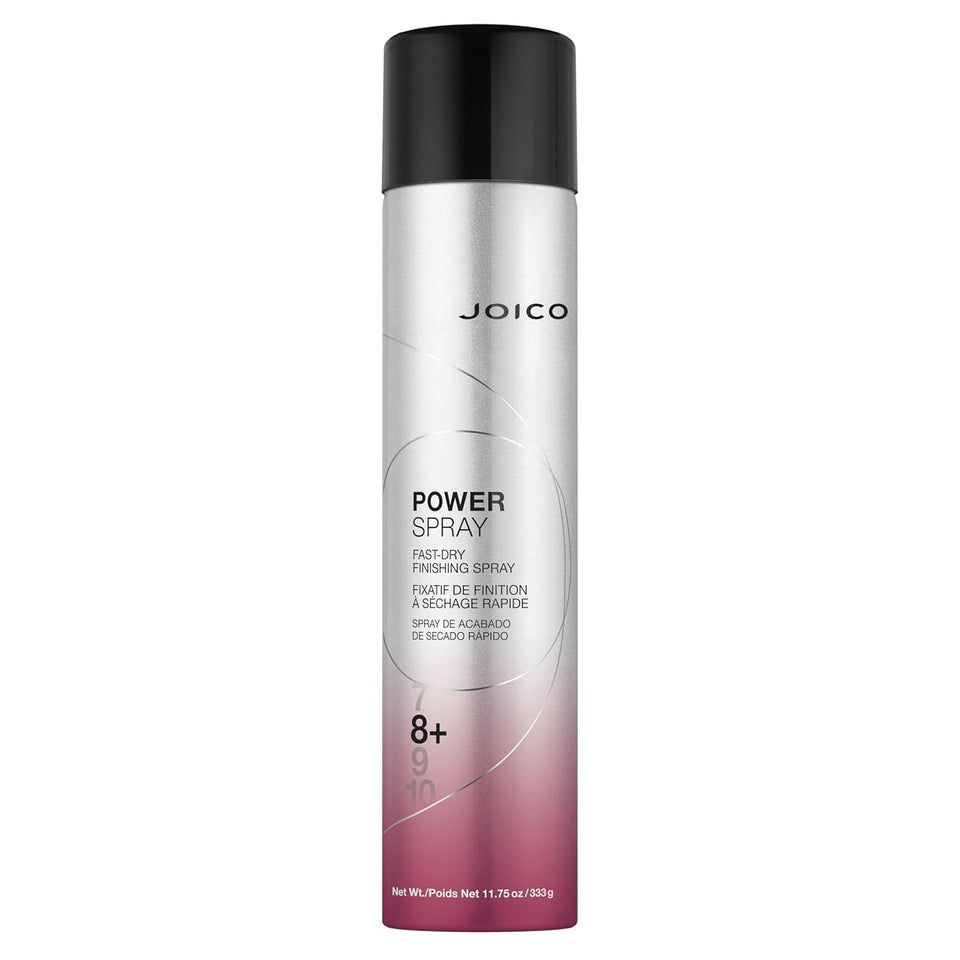 Joico Power Spray front packaging showing product and benefits