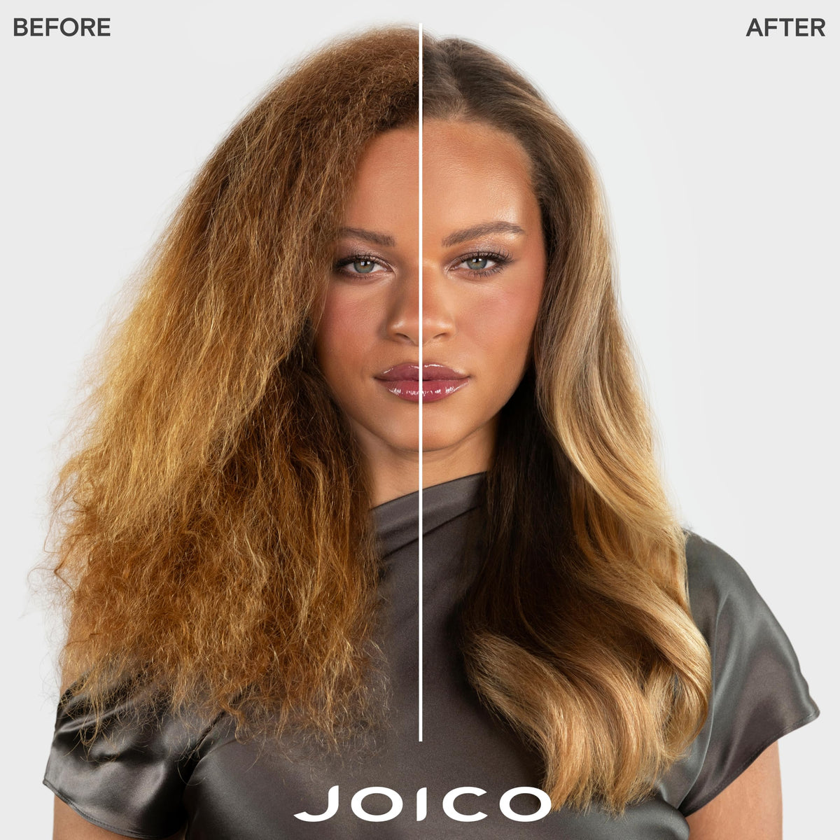 Joico close-up texture of conditioner cream showing smooth moisturizing finish
