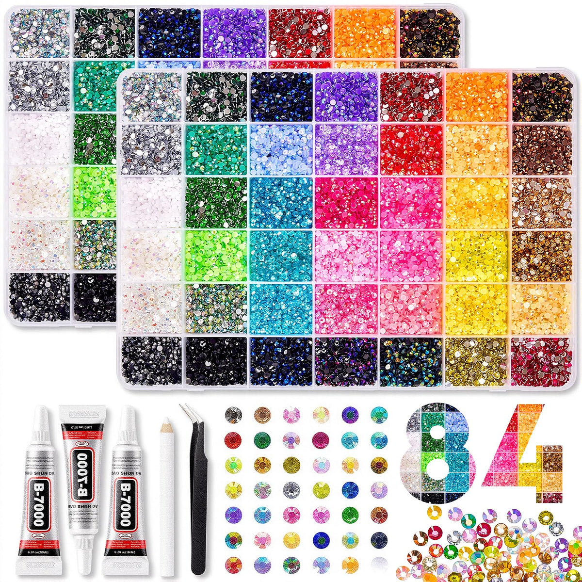 JOKERKING front packaging showing full bedazzling kit and included tools for easy crafting