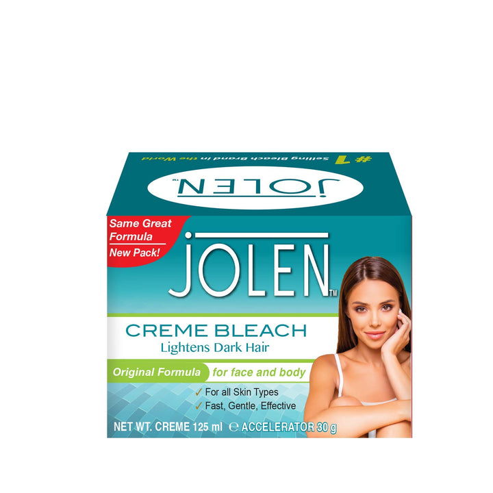 Jolen box front packaging showing kit contents and benefits