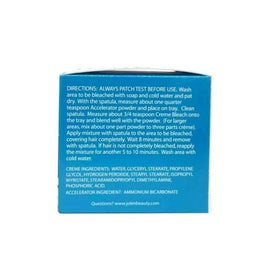 Jolen cream texture closeup highlighting smooth consistency for even hair lightening application