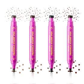 Jolilab dual-ended pen closeup highlighting stamp and tip benefit