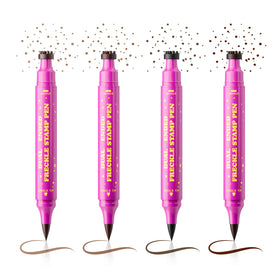 Jolilab freckle pen dual ends displayed to show stamp and precision tip versatility
