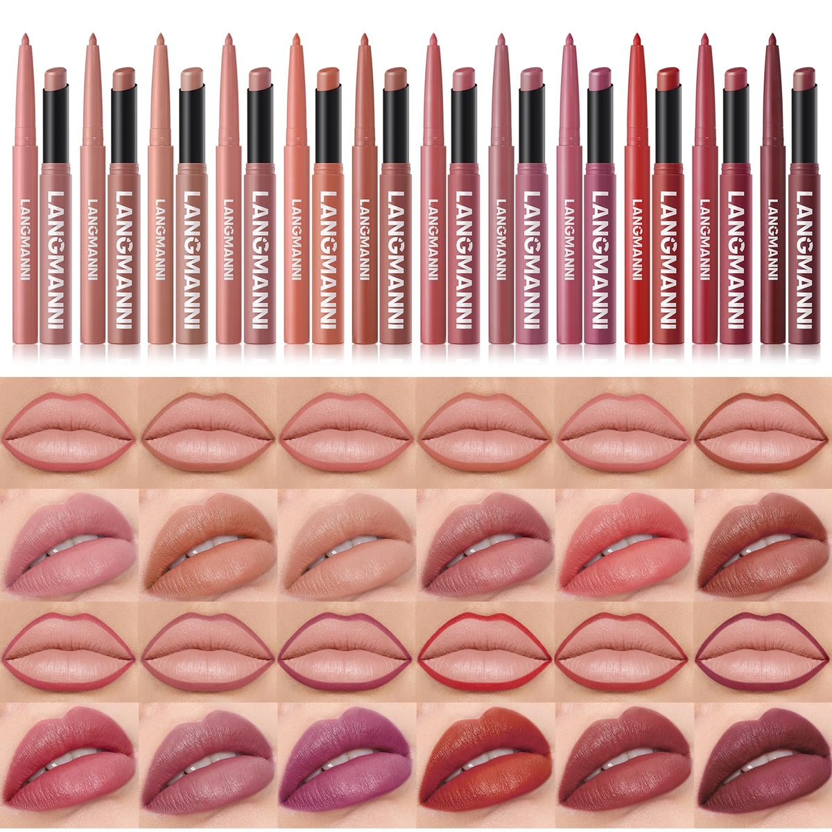 Jolilab open lipstick tubes displaying creamy texture and rich payoff