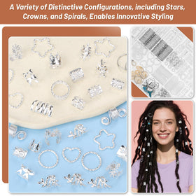 Jollidecor silver beads threaded on a braid adding decorative detail