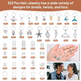 Jollidecor laid-out pieces displaying rings, cuffs, beads and charms clearly