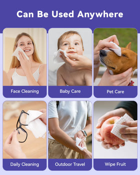Jolly Care wipe cleaning car dashboard demonstrating multi-purpose convenience