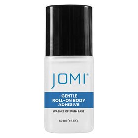 JOMI COMPRESSION front packaging showing 2oz roll-on adhesive benefit secure hold