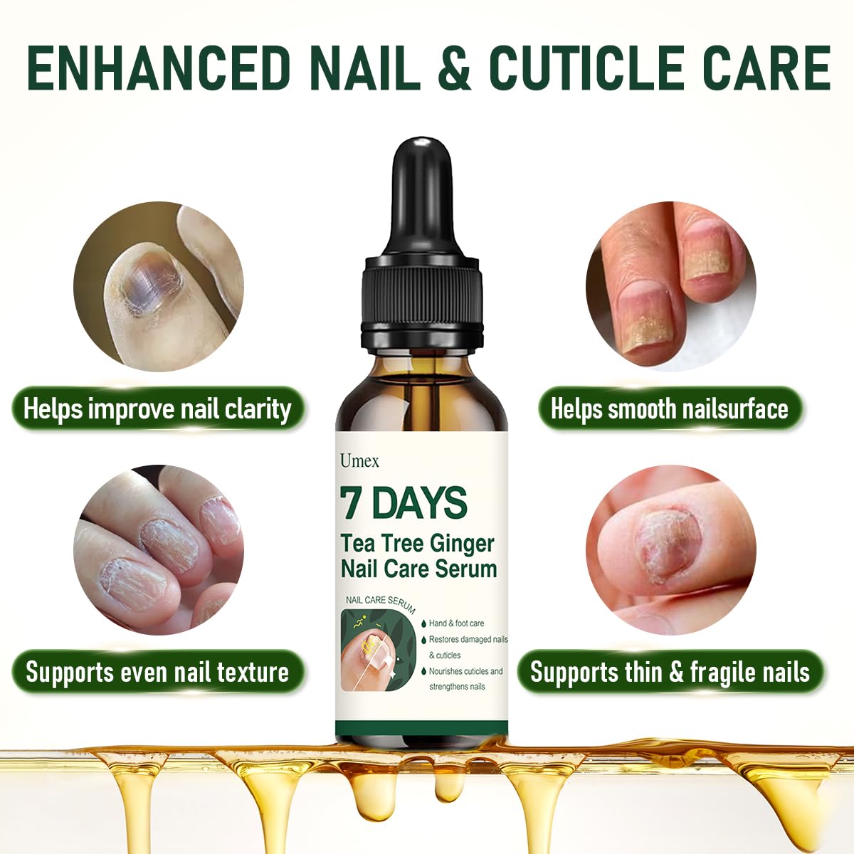 Jonider texture drop closeup highlighting oil consistency and quick absorption benefit