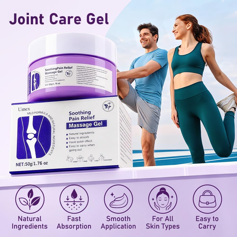 Person applying Jonider Umex after workout illustrating use for active recovery