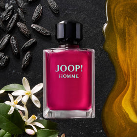 Joop! fine mist cloud from bottle illustrating fragrance diffusion and alluring projection