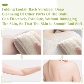 Jopplim laid beside ruler showing 32.3-inch length for complete back coverage benefit