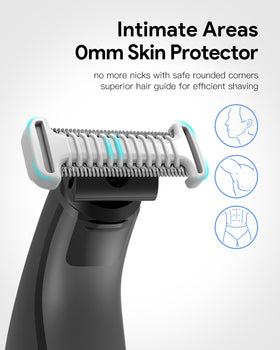 Jorvex 0mm skin protector detail offering safe trimming for sensitive areas