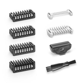 Jorvex front packaging showing full guard combs kit and accessories for convenience