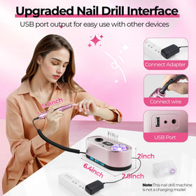 JOSGLOI handpiece beside a hand to show scale and ergonomic grip
