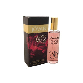 Jovan black must spray in hand demonstrating easy application and concentrated spray