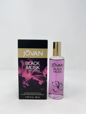 Jovan black must atomizer spray texture captured mid-mist for lasting projection