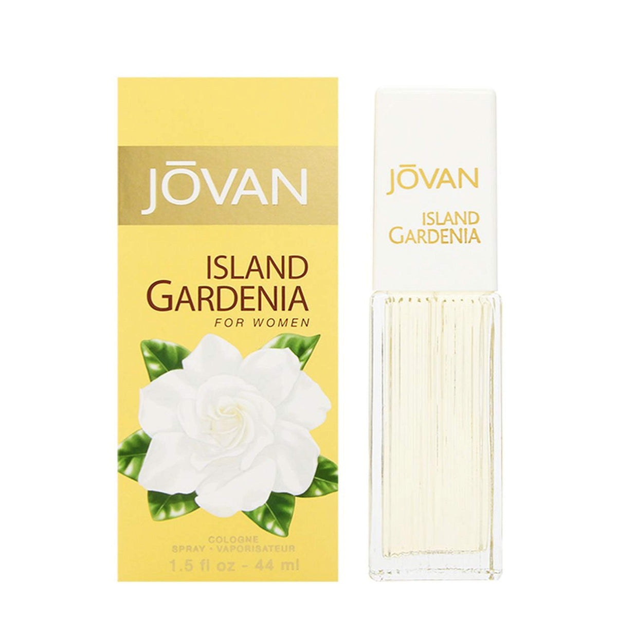 Jovan bottle front view showing elegant everyday fragrance benefit