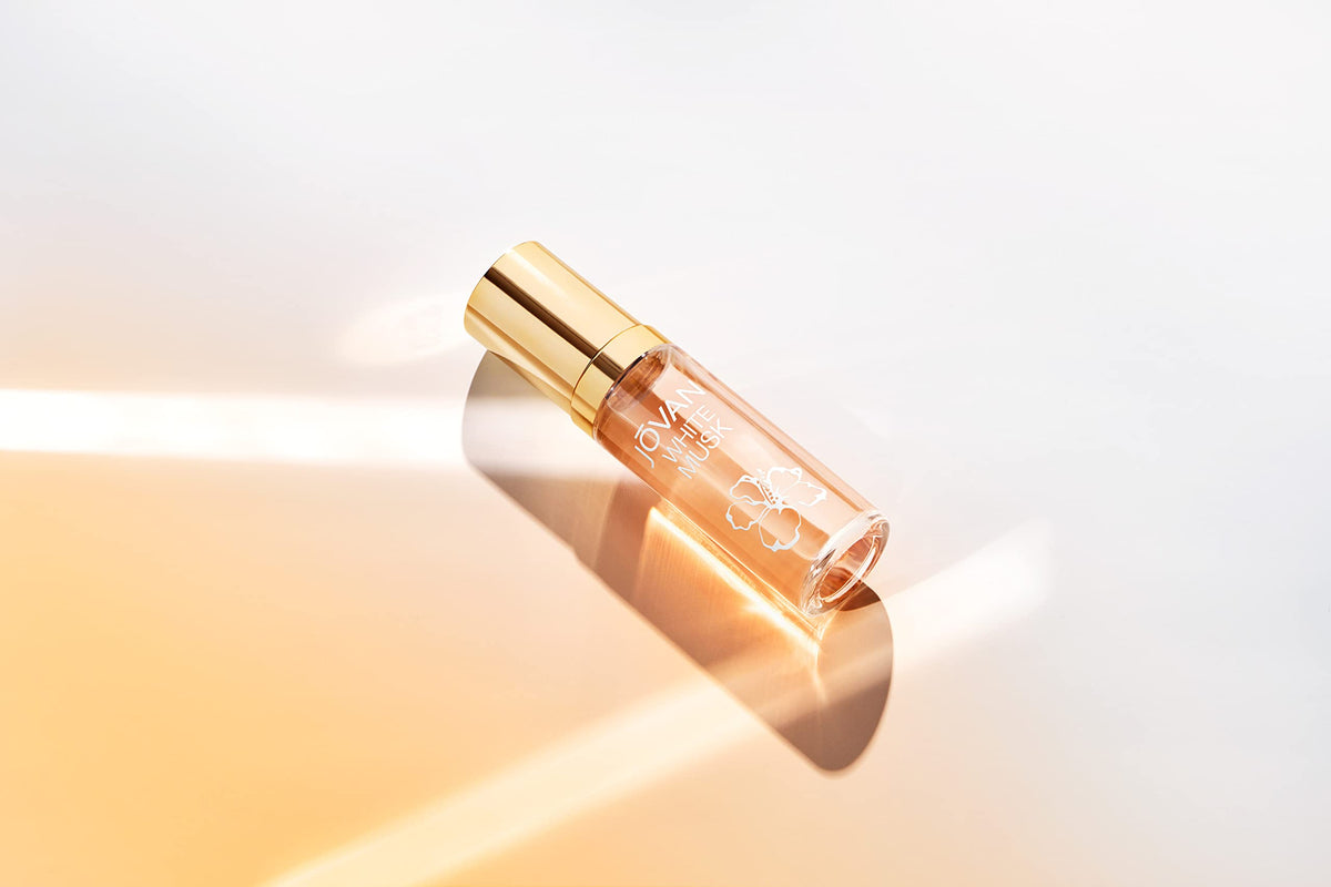 Jovan spray on wrist showing natural scent layering and wearable appeal