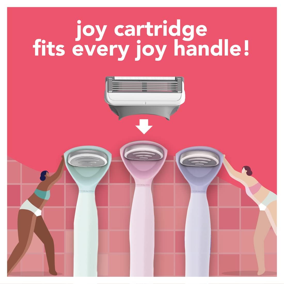 JOY eight refill cartridges pack for long-lasting supply and fewer replacements