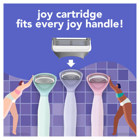 JOY pivoting razor head in motion for contour-following comfort