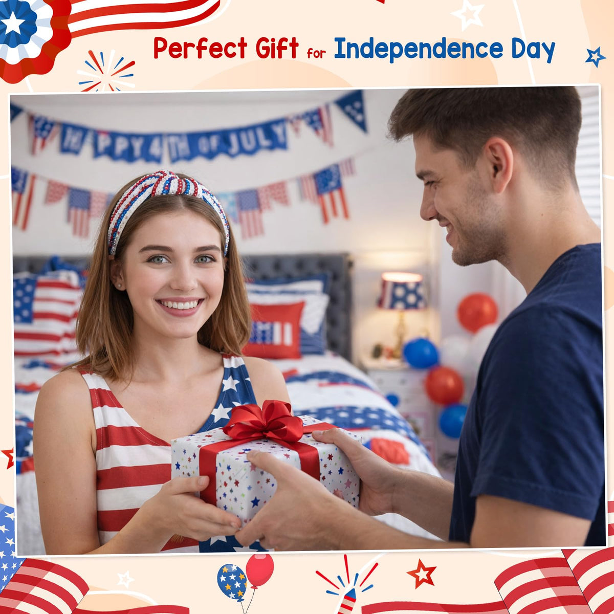 Joyline gift-ready packaging showcasing ready-to-give patriotic present