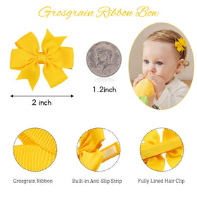JOYOYO bows beside ruler, 2-inch size ideal for infants