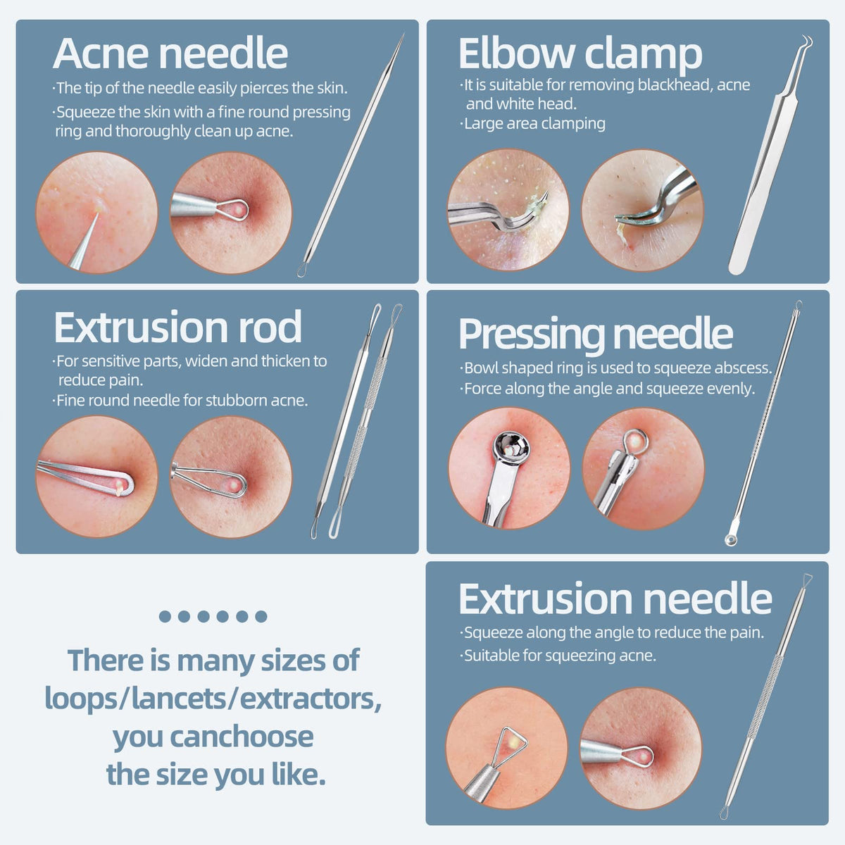 JPNK close detail of angled lancet tip designed for precise whitehead release and targeted care