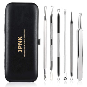 JPNK front view of seven-piece extractor kit showing organized tools and pouch, promotes neat storage