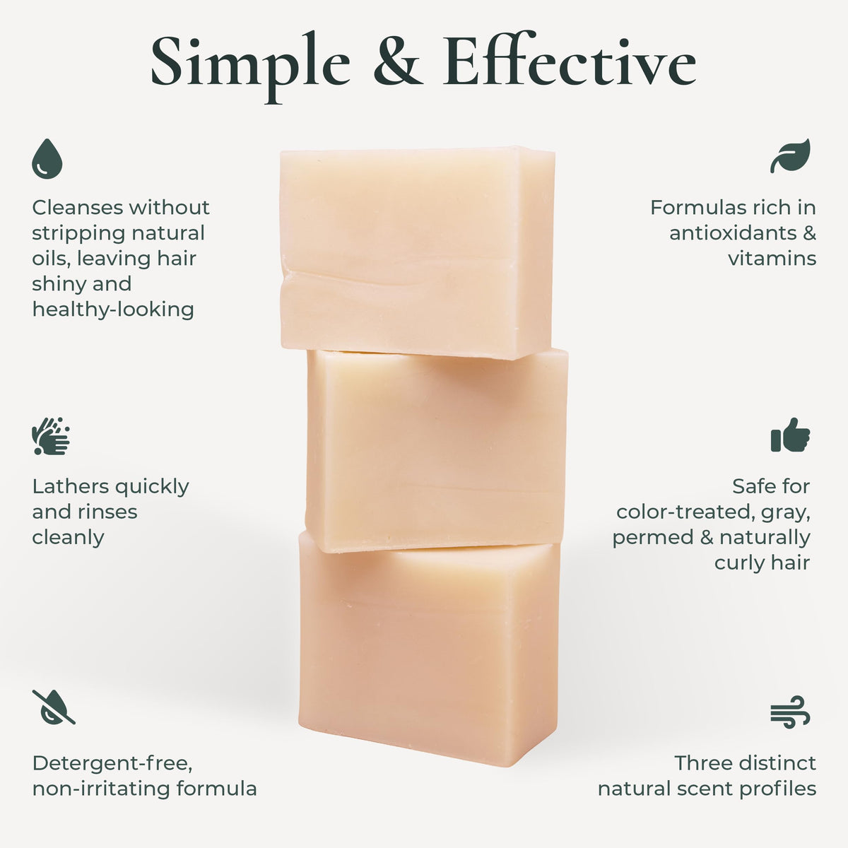 J·R·LIGGETT'S Coconut & Argan bar texture showing rich lather and hydrating shine benefit
