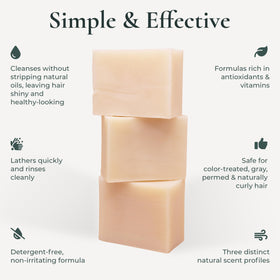 J·R·LIGGETT'S Coconut & Argan bar texture showing rich lather and hydrating shine benefit